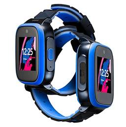 Smartwatch Infantil Multilaser KidWatch 4G com Controle Parental + Geolocalização + Contador de Passos + Wi-Fi - Azul – P9200, 1.4”