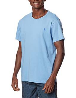 PW Camiseta Masc Bordada Manusc Polo Wear,Azul Claro, P
