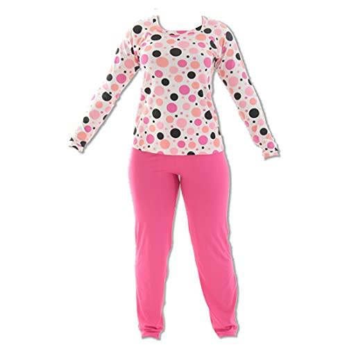 Pijama Bicolor Manga Longa Click Mais Bonita (XG, Estampadas)