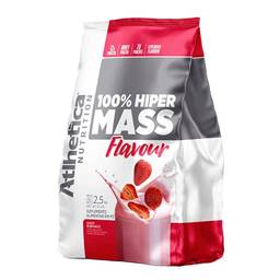 100% Hiper Mass Flavour 2,5Kg Morango, Atlhetica Nutrition