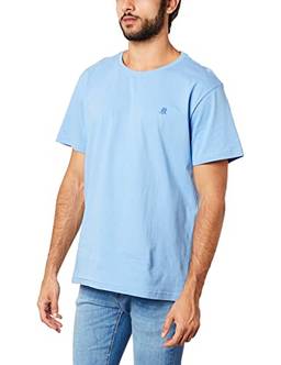PW Camiseta Masc Bordada Manusc Polo Wear,Azul Medio, G