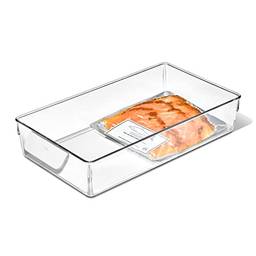 OXO Caixa Organizadora de Geladeira Good Grips 20,32 cm x 35,56 cm – Para Queijo, Carne, Peixe e Mais