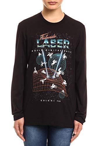 Camiseta Estampada: Futuristic Laser, Colcci Fun, Meninos, Preto, 12