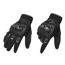 Domary Luvas de motocicleta masculinas de dedo completo para motocicleta de corrida motociclismo motocross montanha respirável M-XL