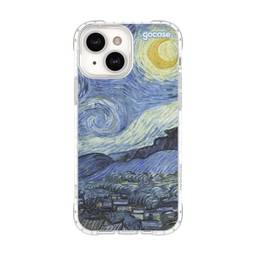 Capa Capinha Gocase Anti Impacto Slim para iPhone 13 - Van Gogh Noite Estrelada