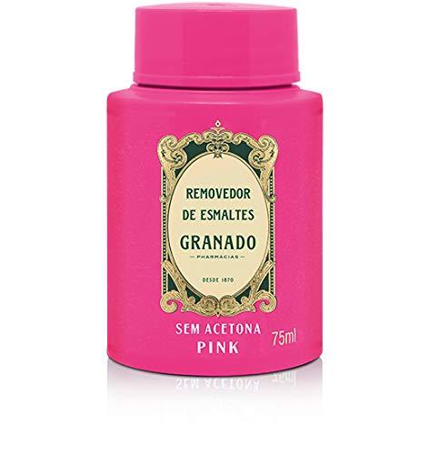 Removedor de Esmalte Granado Pink 75mL, Granado, Rosa