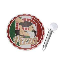 Conjunto Pizza com Tabua de Vidro 2 Peças Pizzaiolo, Euro Home