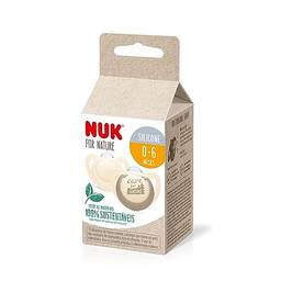 NUK Kit De Chupeta 0 A 6 Meses For Nature Silicone – Neutral