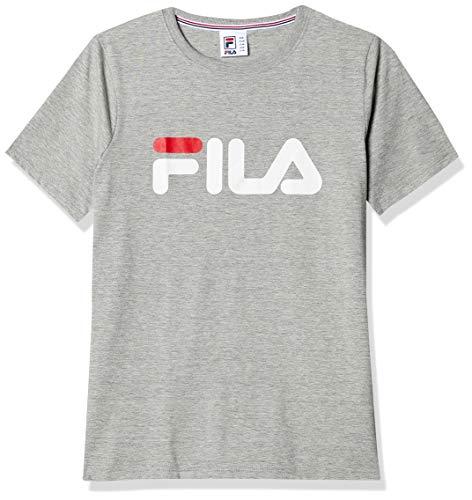 Camiseta Basic Letter, Fila, Feminino, Mescla/Branco, M