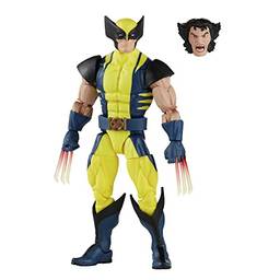 Boneco Marvel Legends Series X-Men Retorno de Wolverine, Figura de 15 cm - F3687 - Hasbro, Amarelo, azul e preto