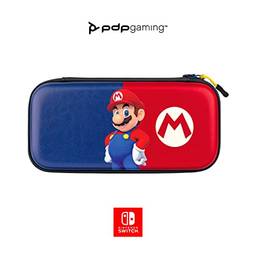 PDP Gaming Slim Deluxe Travel Case with Built-in Console Stand & Removeable Wrist Strap - Power Pose Mario - Nintendo Switch