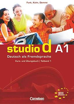 Studio d A1 - kurs/ub - CD (1-6) (Texto e exercicio): Kurs- und Ubungsbuch mit Lerner-CD A1 (Einheit 1-6)