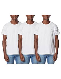 PW Kit C/3 Camiseta Masc GC Polo Wear, Branco, GG