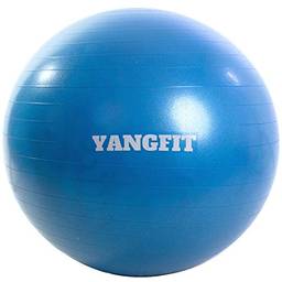 Bola Pilates Suíça Exercícios Yoga 75cm Com Bomba Yangfit