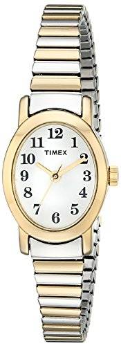 Timex Relógio com pulseira de expansão Cavatina, Dois tons/prateado, Relógio de quartzo