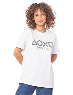Camiseta Classic Symbols Since 1994, Unissex, Sony Playstation, Branca, P