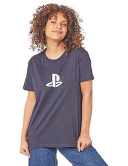 Camiseta Classic, Unissex, Sony Playstation, Azul Marinho, G5