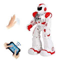 Domary Robô inteligente para crianças RC Gesture Sensing Robot Canto Dança Brinquedo programável Educação infantil com controle remoto para meninos e meninas