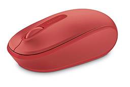 Microsoft 1850 Mouse sem Fio Móvel Usb, Vermelho, 10 x 5.8 cm