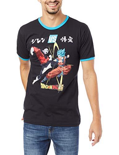 Camiseta Dragon Ball Super Batalha, Piticas, Unissex, Preto, XP