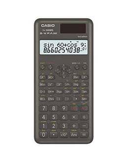Casio FX300MSPLUS2 Calculadora científica 2ª edição, com novo design elegante, preta, 1 x 7,6 x 16,3 cm