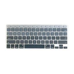 Domary Capa de teclado TPU Película protetora de teclado à prova de poeira compatível com Apple MacBook Air 13,3 polegadas A1466 / A1369 cinza