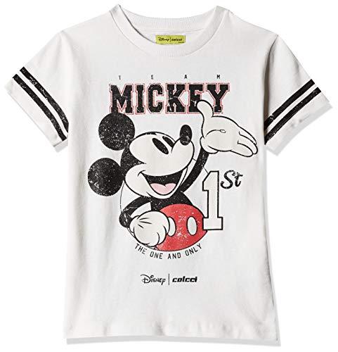 Camiseta Mickey Retrô, Colcci Fun, Meninas, Off Shell, 16
