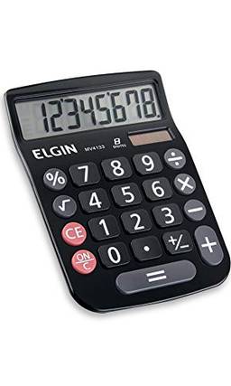 Calculadora Elgin Com 8 Dígitos Mv-4133 Preta, Elgin, 42Mv41330000, Preta