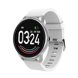 Relógio Smartwatch Viena Prata Bluetooth 5.0 HR Leitura de MSG a Prova D'água Multilaser - ES385