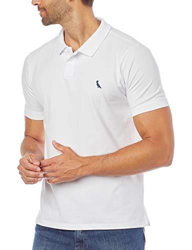 Camisa polo Básica Pima Piquet, Reserva, Masculino, Branco, GG