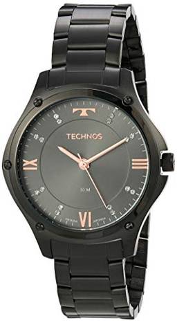 Relógio Technos, Pulseira de Aço Inoxidável, Feminino Cinza 2036MLF/K4C