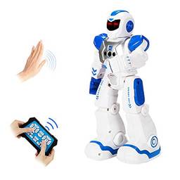 Domary Robô inteligente para crianças RC Gesture Sensing Robot Canto Dança Brinquedo programável Educação infantil com controle remoto para meninos e meninas