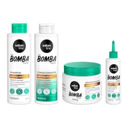 Kit Completo SOS Bomba Antiqueda 4 produtos Salon Line