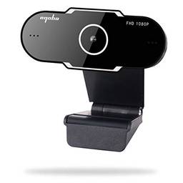 Webcam Full HD 1080P USB Mini Câmera de Computador Microfone Embutido, Rotativo Flexível, para Laptops?preto