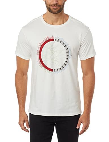 Camiseta Estampada Data, Reserva, Masculino, Off White, M