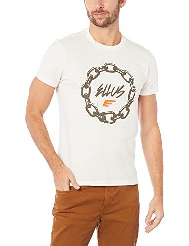 Camiseta Chain, Ellus, Masculino, Off white, GG