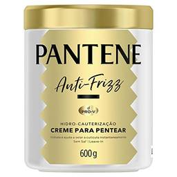 Pantene - Creme para Pentear Anti-Frizz, Hidro-Cauterização, Cabelo Cacheado, sem Sal, 600 ml