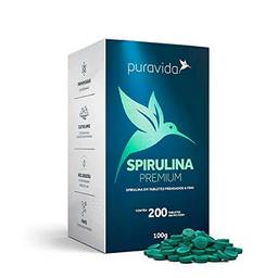 Spirulina Premium 200 tabletes Pura vida