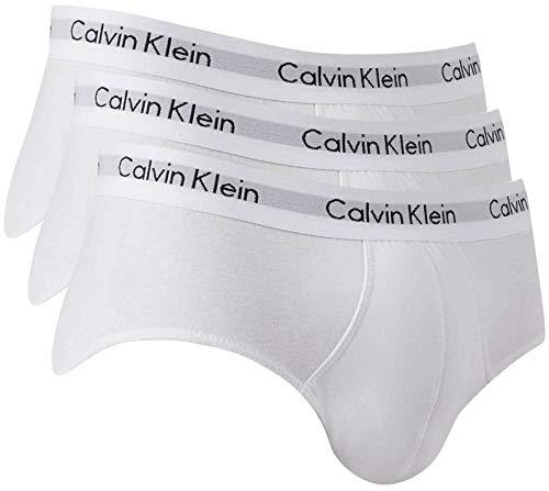 Kit com 3 Cuecas Brief, Calvin Klein, Masculino, Branco, M