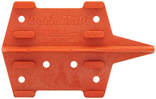 Johnson Level & Tool 60-275 Deck Mate, ferramenta de espaçamento de prancha, laranja, 1 nível