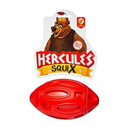 Brinquedo para Cachorro Hercules Bola Rugby SquiX com Apito Frango, GermanHart, Vermelho, Único