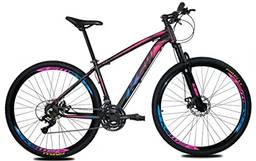 Bicicleta Aro 29 Ksw Xlt Color - 21v Cambios Shimano (Pink+Azul, 17)