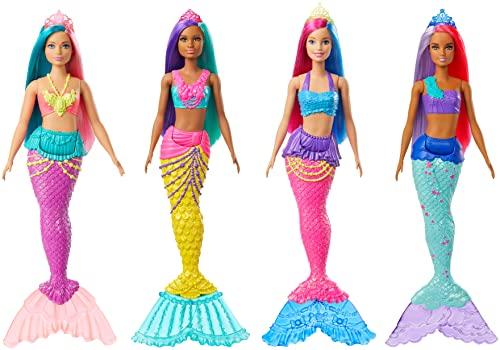 Barbie Sirena Dreamtopia sortida/modelo aleatório - APENAS 1 (UMA) UNIDADE - NÃO É POSSÍVEL ESCOLHER O PERSONAGEM, Multicolorido