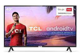 Smart TV LED 40" Full HD Android TCL 40S6500, Wi-Fi, HDR, Inteligência Artificial, 2 HDMI, 1 USB