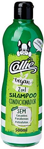 Shampoo & Condicionador 2X1 Collie Vegan para Cães, 500 Ml, Verde
