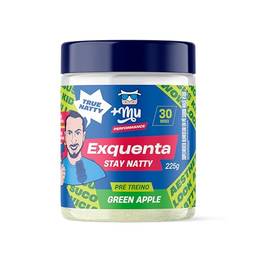 +Mu Pre Treino Exquenta Stay Natty Sabor Green Apple - 225g | collab Rodrigo Góes