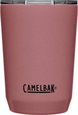 CamelBak Copo Térmico Horizon 355 ml – Aço inoxidável – Tampa de três modos – Rosa de terracota