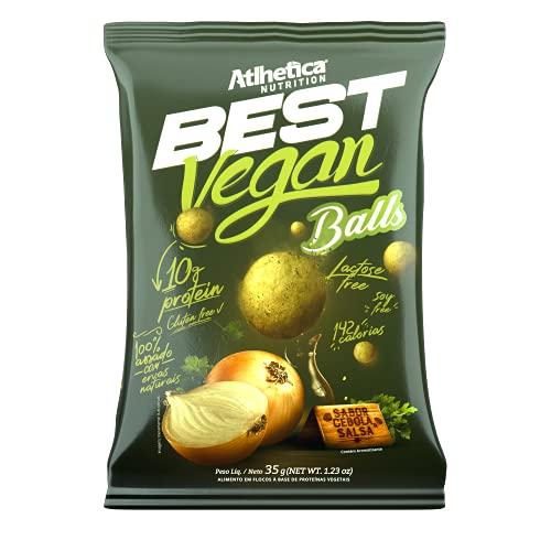 Best Vegan Balls (Display c/ 12 unidades de 35 g) Cebola e Salsa, Atlhetica Nutrition