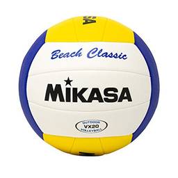 Mikasa Bola de Vôlei clássico de praia VX20 branco