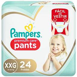 Fralda Pampers Pants Premium Care XXG 24 unidades
